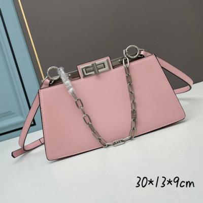 wholesale quality fendi bags peekaboo 2023 pink